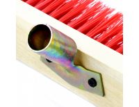  Щетка строительная 400 мм, 5 рядов, жесткая щетина, железная тулейка, без черенка Сибртех, фото 4 