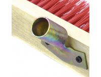  Щетка строительная 500 мм, 5 рядов, жесткая щетина, железная тулейка, без черенка Сибртех, фото 4 