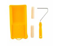  Малярный набор для работ с лаками: кювета 150 мм х 290 мм и мини-валик 110 мм Сибртех, фото 2 