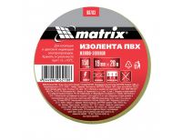  Изолента ПВХ, 19 мм х 20 м, желто-зеленая, 150 мкм Matrix, фото 2 