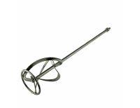  Насадка для миксера, для тяжелых растворов, 120 х 590 мм, оцинкованная, хвостовик резьба М14 Сибртех, фото 2 