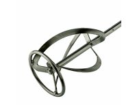  Насадка для миксера, для тяжелых растворов, 120 х 590 мм, оцинкованная, хвостовик резьба М14 Сибртех, фото 3 