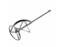  Насадка для миксера, для тяжелых растворов, 140 х 590 мм, оцинкованная, хвостовик резьба М14 Сибртех, фото 2 
