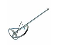  Насадка для миксера, для легких растворов, 120 х 590 мм, оцинкованная, хвостовик резьба М14 Сибртех, фото 2 