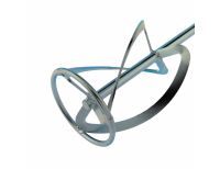  Насадка для миксера, для легких растворов, 120 х 590 мм, оцинкованная, хвостовик резьба М14 Сибртех, фото 3 