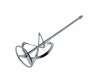  Насадка для миксера, для легких растворов, 140 х 590 мм, оцинкованная, хвостовик резьба М14 Сибртех, фото 2 