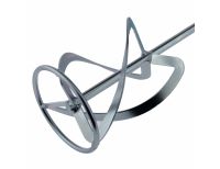  Насадка для миксера, для легких растворов, 140 х 590 мм, оцинкованная, хвостовик резьба М14 Сибртех, фото 3 