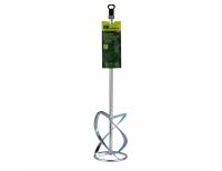  Насадка для миксера, для легких растворов, 140 х 590 мм, оцинкованная, хвостовик резьба М14 Сибртех, фото 4 