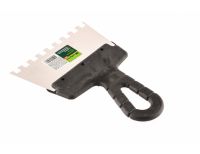  Шпатель из нержавеющей стали, 150 мм, зуб 8 х 8 мм, пластмассовая ручка Сибртех, фото 2 