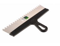  Шпатель из нержавеющей стали, 350 мм, зуб 8 х 8 мм, пластмассовая ручка Сибртех, фото 2 