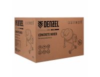  Бетоносмеситель B-180, 700 Вт, 180 л Denzel, фото 11 