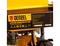  Генератор бензиновый GE 7900, 6.5 кВт, 220 В/50 Гц, 25 л, ручной пуск Denzel, фото 24 