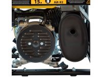  Генератор бензиновый PS 25, 2.5 кВт, 230 В, 15 л, ручной стартер Denzel, фото 11 