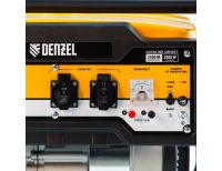  Генератор бензиновый PS 25, 2.5 кВт, 230 В, 15 л, ручной стартер Denzel, фото 17 