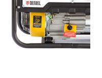  Генератор бензиновый PS 33, 3.3 кВт, 230 В, 15 л, ручной стартер Denzel, фото 8 