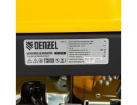  Генератор бензиновый PS 55 EA, 5.5 кВт, 230 В, 25 л, коннектор автоматики, электростартер Denzel, фото 6 