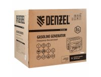  Генератор бензиновый PS 70 EA, 7.0 кВт, 230 В, 25 л, коннектор автоматики, электростартер Denzel, фото 8 