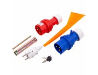  Генератор бензиновый PS 90 ED-3, 9.0 кВт, переключение режима 230 В/400 В, 25 л, электростартер Denzel, фото 7 