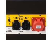  Генератор бензиновый PS 80 E-3, 6.6 кВт, 400 В, 25 л, электростартер Denzel, фото 10 