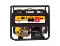  Генератор бензиновый PS 80 E-3, 6.6 кВт, 400 В, 25 л, электростартер Denzel, фото 3 
