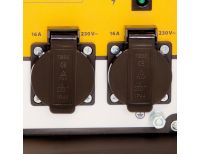  Генератор инверторный GT-3500iF, 3.5 кВт, 230 В, бак 5 л, открытый корпус, ручной старт Denzel, фото 9 