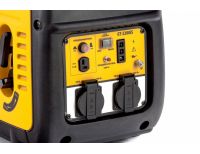  Генератор инверторный GT-2200iS, 2.2 кВт, 230 В, бак 4 л, закрытый корпус, ручной старт Denzel, фото 10 