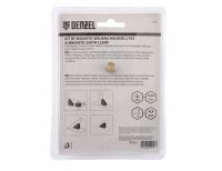  Набор из 2 магнитных сварочных фиксаторов и магнитной клеммы "масса" Denzel, фото 2 