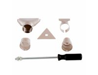  Фен технический HG-2000E, 2000 Вт, 2 режима, LCD дисплей Denzel, фото 6 