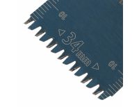  Насадка для МФИ режущая пазовая прямая, HCS, по дереву, ламинату 34 х 2.5 мм, крупный зуб Denzel, фото 5 