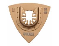  Насадка для МФИ шлифовальная дельтавидная, HM, по плитке и дереву, 78 мм Denzel, фото 3 