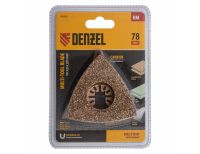  Насадка для МФИ шлифовальная дельтавидная, HM, по плитке и дереву, 78 мм Denzel, фото 7 