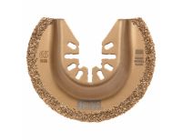  Насадка для МФИ режущая полукруг, HM, по плитке, 63 мм Denzel, фото 4 