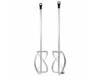  Комплект насадок для строительного миксера, 2шт., 220х560 мм, оцинкованные, хвостовик HEX13 Denzel, фото 2 