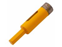  Сверло алмазное по керамограниту, 16 мм, мокрая резка, трехгранный хвостовик Denzel, фото 2 