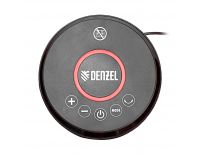  Тепловентилятор электрический керамический DTFC-2000, пульт, 3 режима, вентилятор, нагрев 1000/2000 Вт Denzel, фото 5 