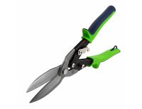  Ножницы по металлу, удлиненные, 285 мм, пряморежущие, двухкомпонентные обрезиненные рукоятки Сибртех, фото 3 