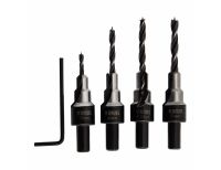  Набор сверл под конфирмат, 3-5 мм, 4 шт Denzel, фото 2 