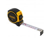  Рулетка 5м х 19мм, двухкомп. корпус, магнитный обрезиненный зацеп Denzel, фото 4 