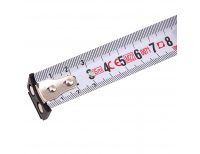  Рулетка 5м х 25мм, двухкомп. корпус, магнитный обрезиненный зацеп Denzel, фото 6 