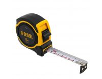  Рулетка 8м х 25мм, двухкомп. корпус, магнитный обрезиненный зацеп Denzel, фото 4 