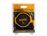  Рулетка 8м х 25мм, двухкомп. корпус, магнитный обрезиненный зацеп Denzel, фото 7 