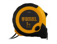  Рулетка 5м х 25мм, двухкомп. корпус, кнопка-пауза Denzel, фото 2 