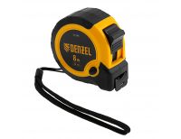  Рулетка 8м х 25мм, двухкомп. корпус, кнопка-пауза Denzel, фото 5 