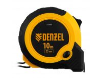  Рулетка 10м х 25мм, двухкомп. корпус, кнопка-пауза Denzel, фото 2 