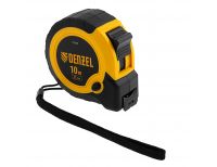  Рулетка 10м х 25мм, двухкомп. корпус, кнопка-пауза Denzel, фото 5 