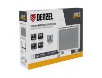  Конвектор гибридный электрический HybridX-1000, ИК нагреватель, цифровой термостат Denzel, фото 13 