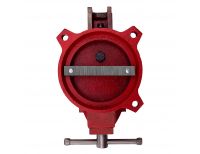  Тиски слесарные, 100 мм, поворотные, с наковальней Matrix, фото 4 