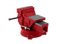  Тиски слесарные, 125 мм, поворотные, с наковальней Matrix, фото 2 