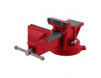  Тиски слесарные, 125 мм, поворотные, с наковальней Matrix, фото 3 