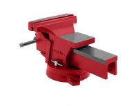  Тиски слесарные, 200 мм, поворотные, с наковальней Matrix, фото 2 